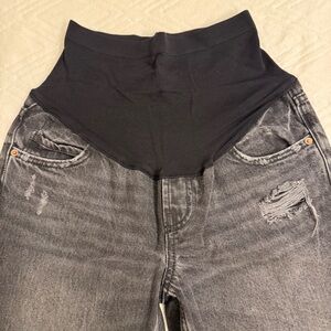 Old Navy Black Full Panel Maternity Jeans 2 Short